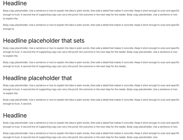 Blog List 06: blog wireframe