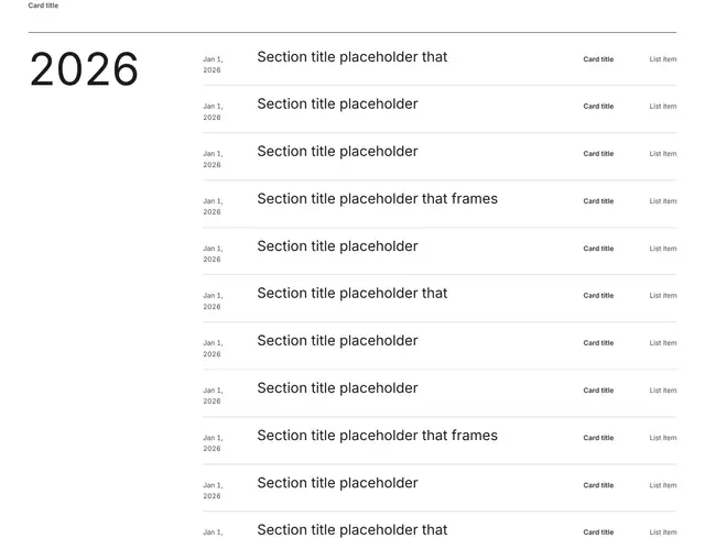 Blog Sticky Scroll 10: blog wireframe