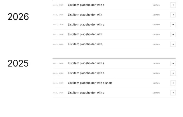 Blog Sticky Scroll 11: blog wireframe