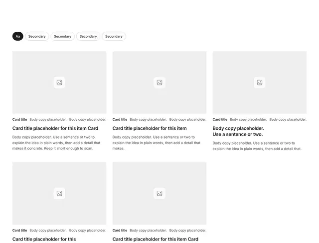 Blog Three-Column Grid 09: blog wireframe