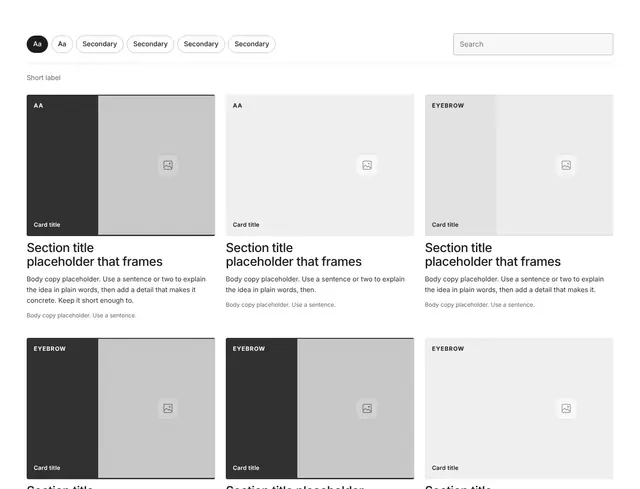 Blog Three-Column Grid and Form 03: blog wireframe