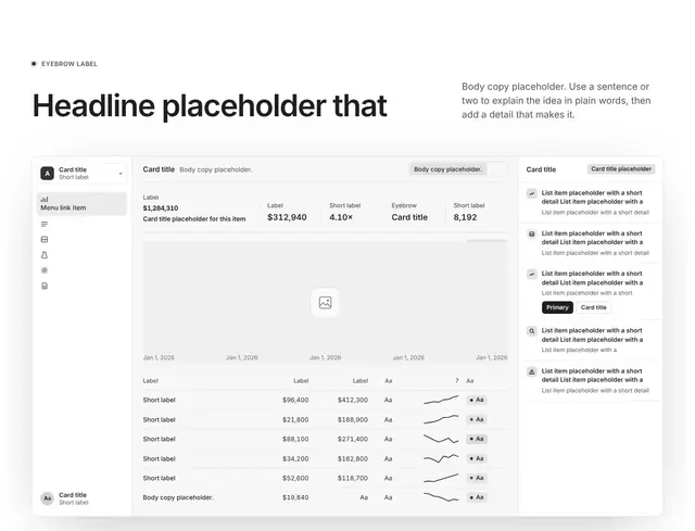 Comparison Full-Bleed Image: comparison wireframe