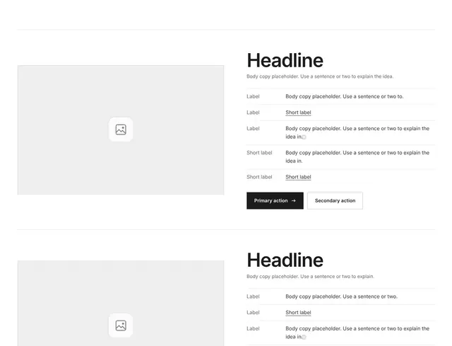 Contact List 03: contact & forms wireframe