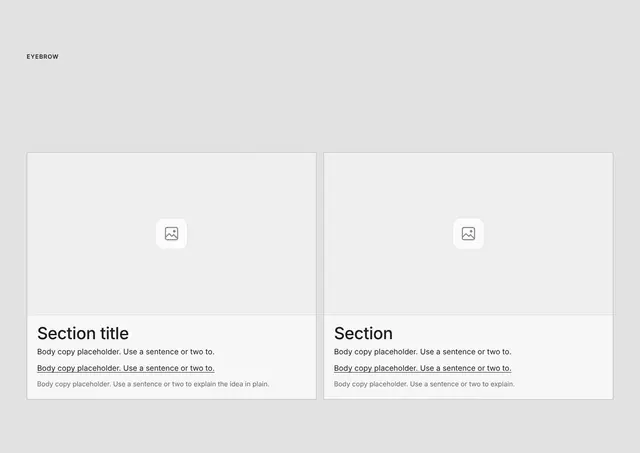 Contact Split with Image 03: contact & forms wireframe
