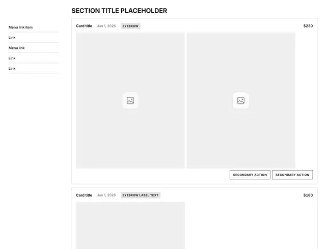 Contact Sticky Scroll 12: contact & forms wireframe