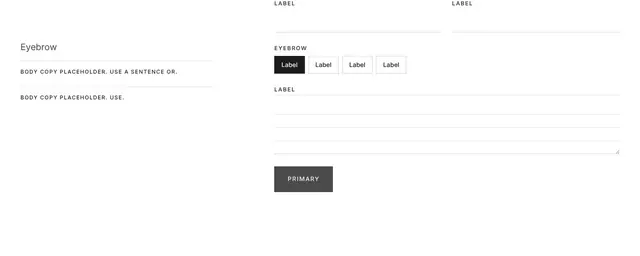 Contact Sticky Scroll 08: contact & forms wireframe