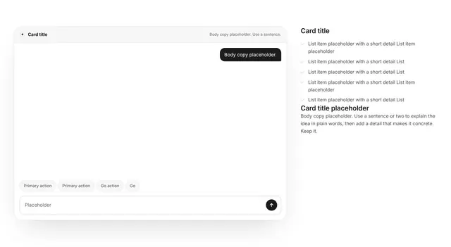 CTA Carousel and Form: call to action wireframe