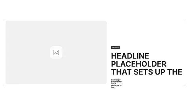 CTA Full-Bleed Image 04: call to action wireframe