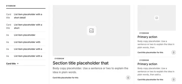 Features List 11: features wireframe