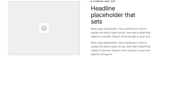 Features Split with Image 08: features wireframe