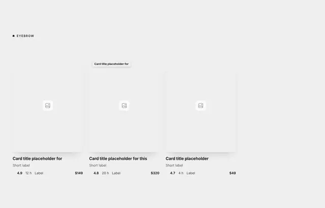 Features Three-Column Grid 16: features wireframe