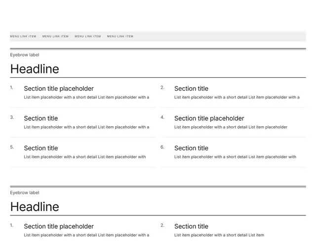 Footer Sticky Scroll: footer wireframe
