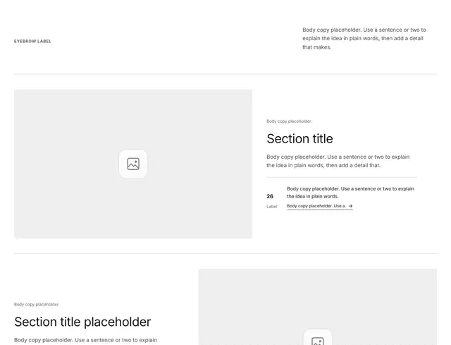 Gallery List 06: gallery wireframe