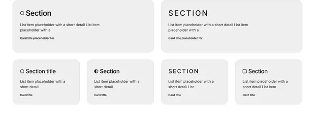 Logos Bento Grid: logos wireframe