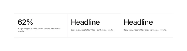 Logos Three-Column Grid: logos wireframe