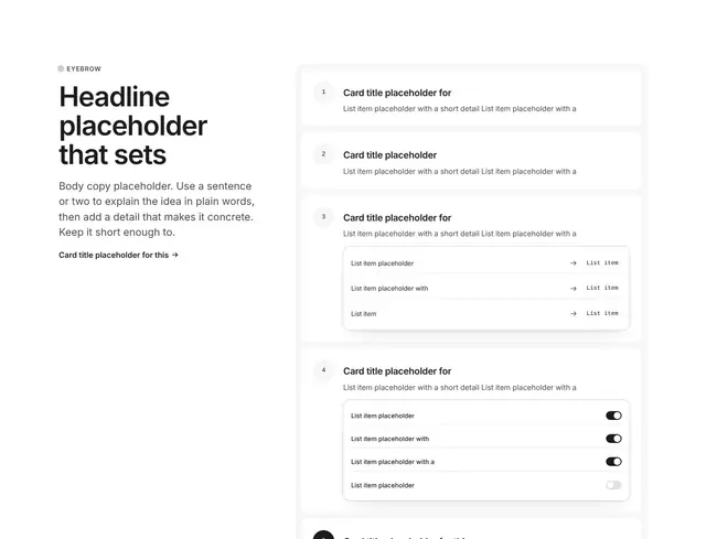 Process Split 02: process & timeline wireframe