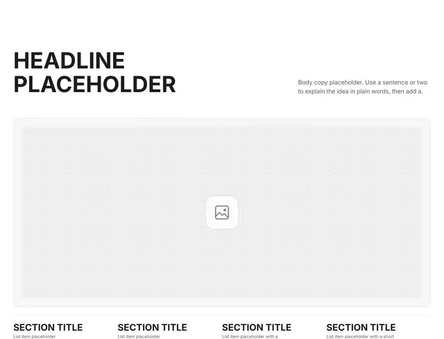 Process Stacked 05: process & timeline wireframe
