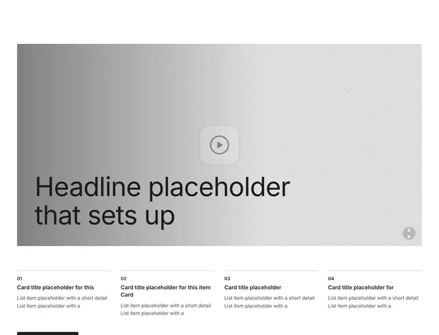 Process with Marquee Images: process & timeline wireframe