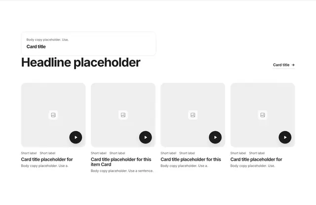 Stats Four-Column Grid 05: stats wireframe