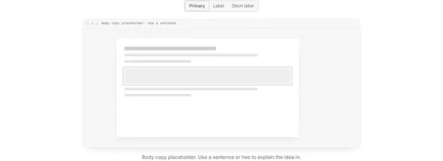 Tabs Stacked with Tabs 02: tabs wireframe
