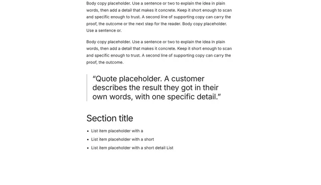 Team Centered: team wireframe