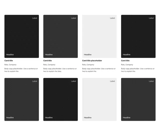 Team Four-Column Grid 17: team wireframe