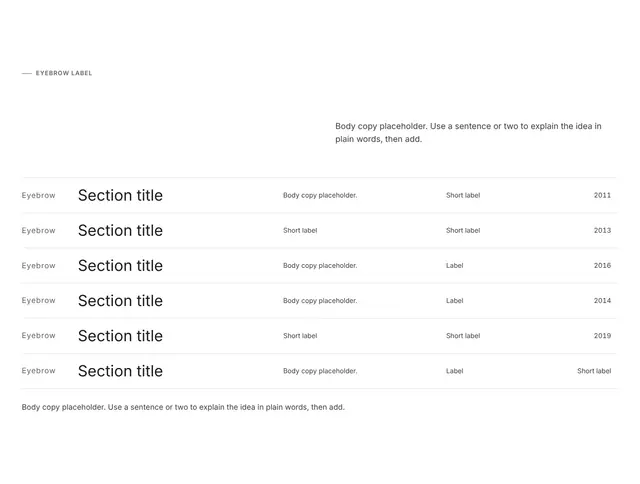 Team List 02: team wireframe